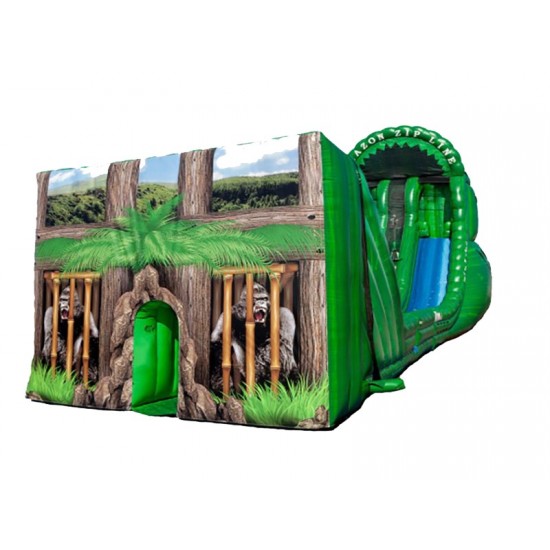 Amazon Zip Line Inflatable Slide