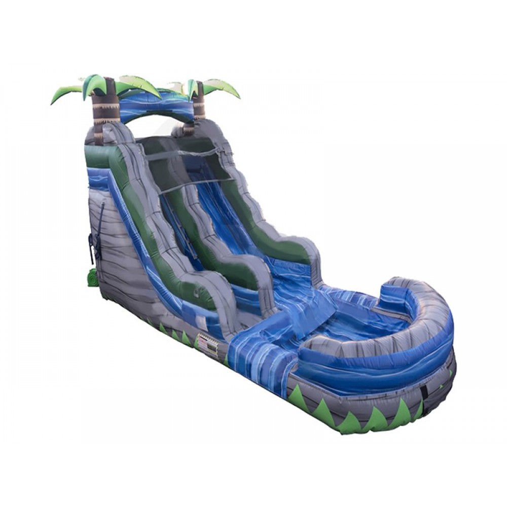 bounce house water slide combo