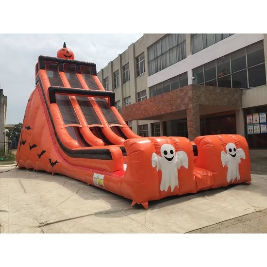 35' Double Lane Slide Halloween