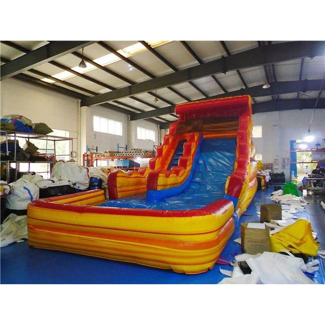 Inflatable Fire And Ice Water Slide, Inflatable Fire And Ice Water ...