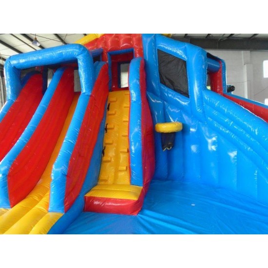 Inflatable Water Gun Slide Swimming Splash Pool Banzai