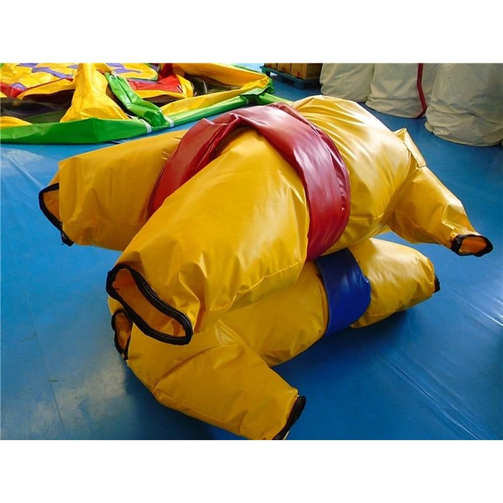 green sumo suit